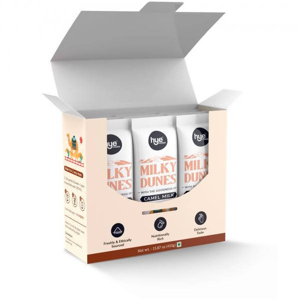 hye Foods Milky Dunes With The Goodness Of Camel Milk-Bourbon Chocolate Flavour | Grocsy