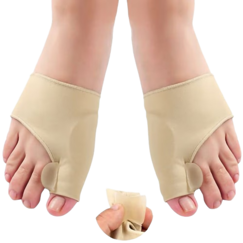 Bronson Professional Toe Thumb Bunion Corrector, Toe Separator & Toe Spreader With Gel Pad Support | Grocsy