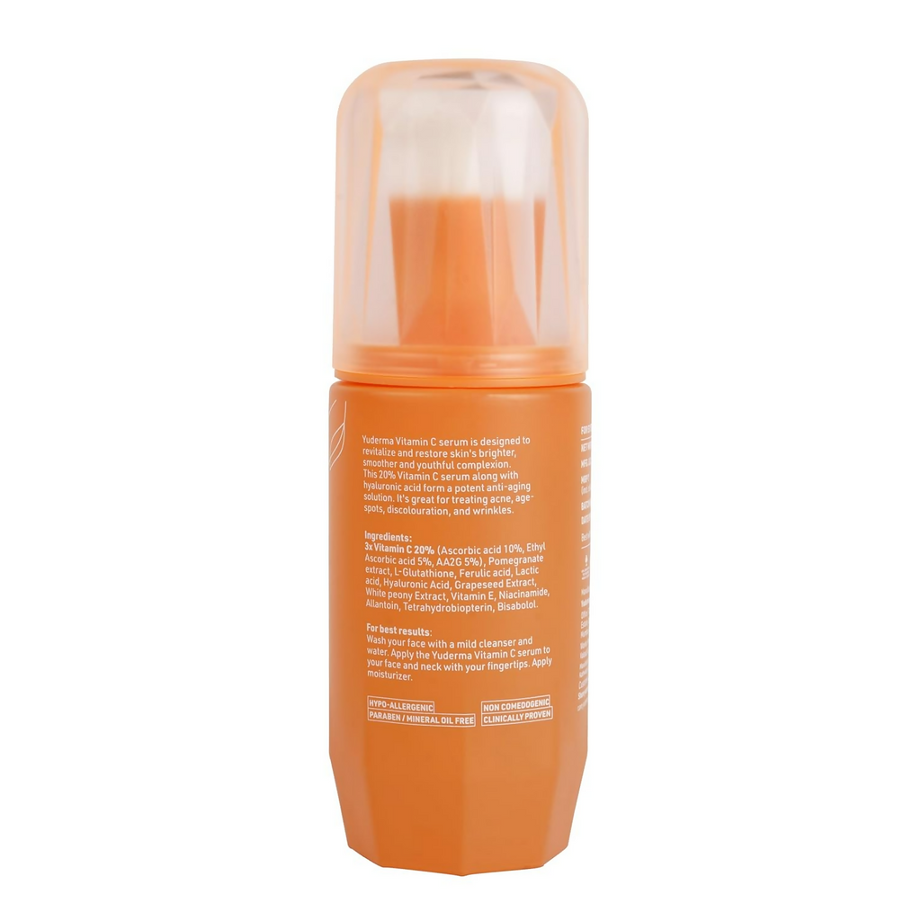 Yuderma Renewcell Vitamin C + Hyaluronic Acid Serum | Grocsy