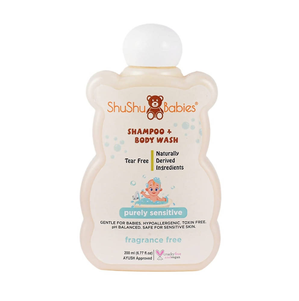 ShuShu Babies Shampoo + Body Wash Fragrance Free | Grocsy