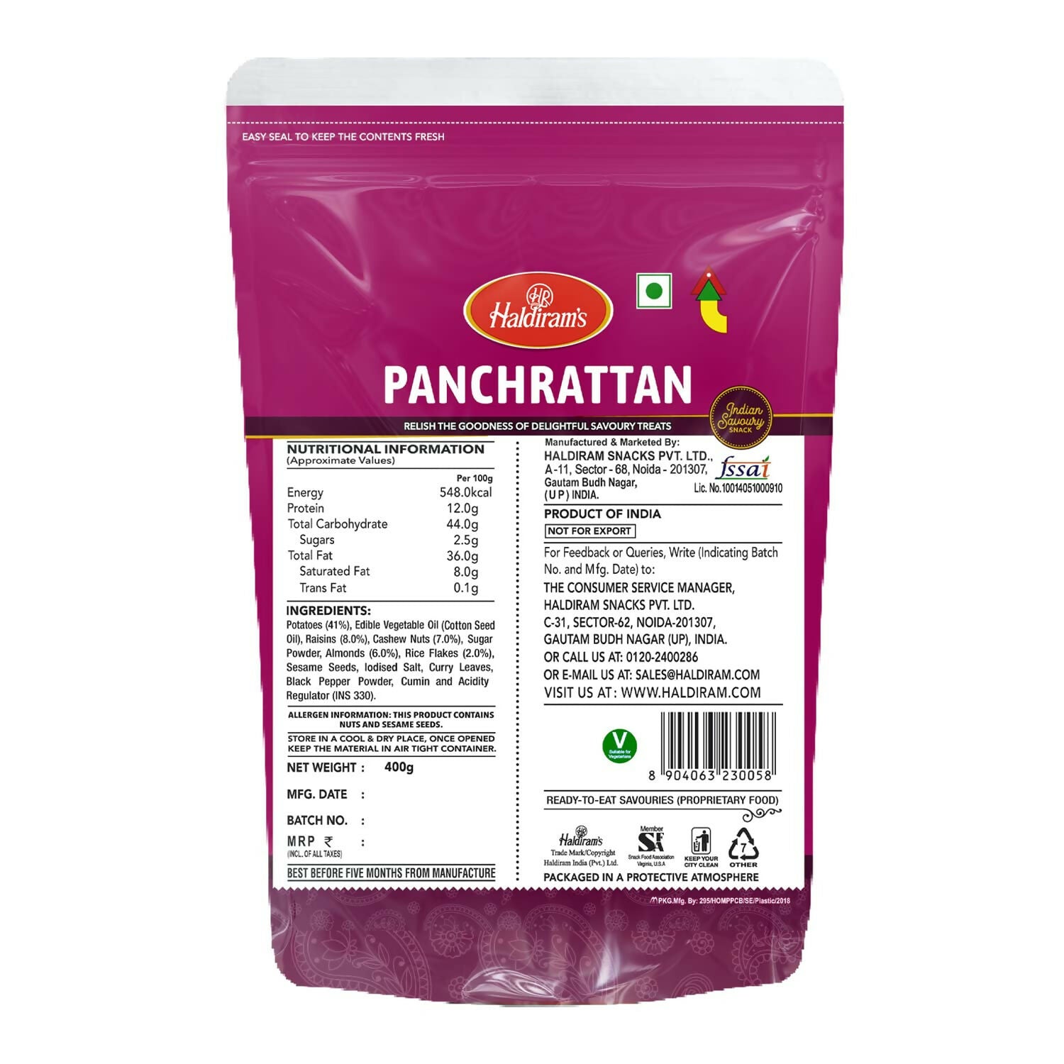 Haldiram's Panchrattan | Grocsy