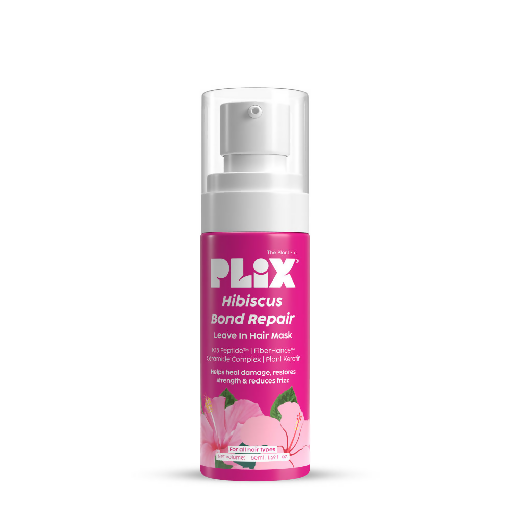 PLIX The Plant Fix Hibiscus Bond Repair Leave In Hair Mask | Grocsy