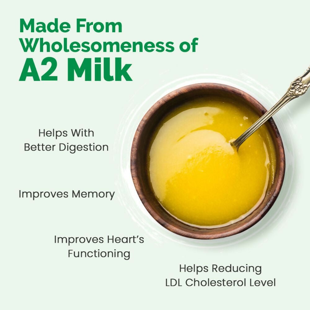 Auric A2 Bilona Desi Cow Ghee - Pure Brijwasi Ghee - Bilona Curd Churned | Grocsy