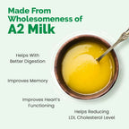 Auric A2 Bilona Desi Cow Ghee - Pure Brijwasi Ghee - Bilona Curd Churned | Grocsy