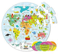 Webby Amazing World Map Jigsaw Floor Puzzle 60 Pcs | Grocsy
