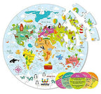Webby Amazing World Map Jigsaw Floor Puzzle 60 Pcs | Grocsy