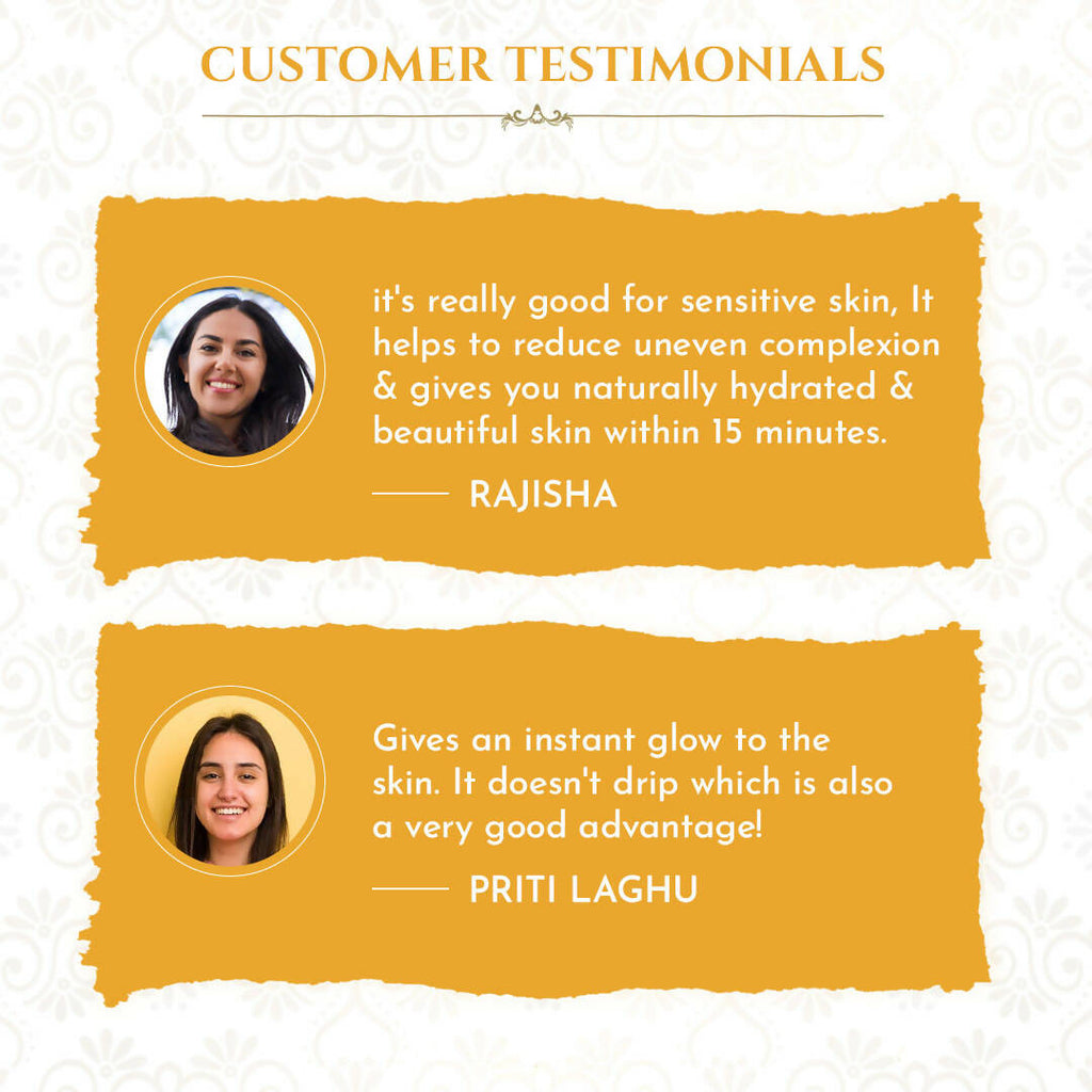 Khadi Essentials Ubtan Serum Sheet Mask | Grocsy