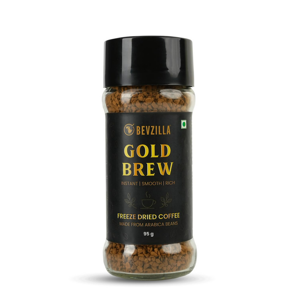 Bevzilla Gold Brew Instant Freeze Dried Coffee Powder | Grocsy