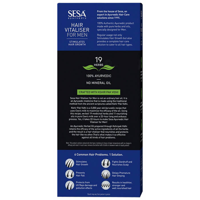 Sesa Ayurvedic Hair Vitaliser for Men | Grocsy