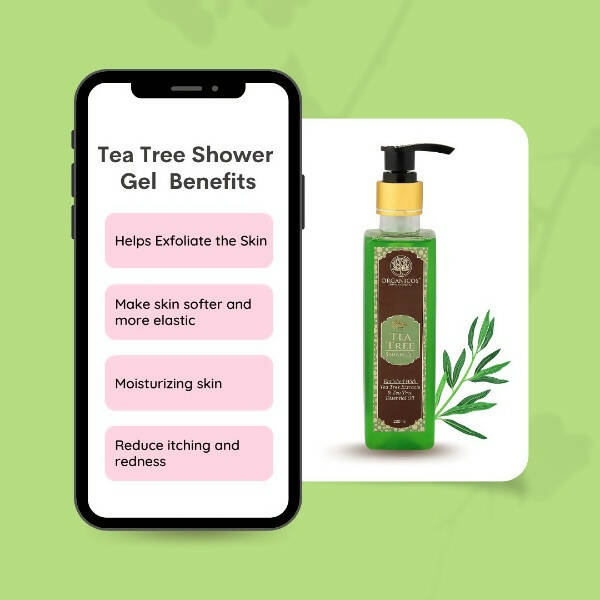 Organicos Tea Tree Shower Gel | Grocsy