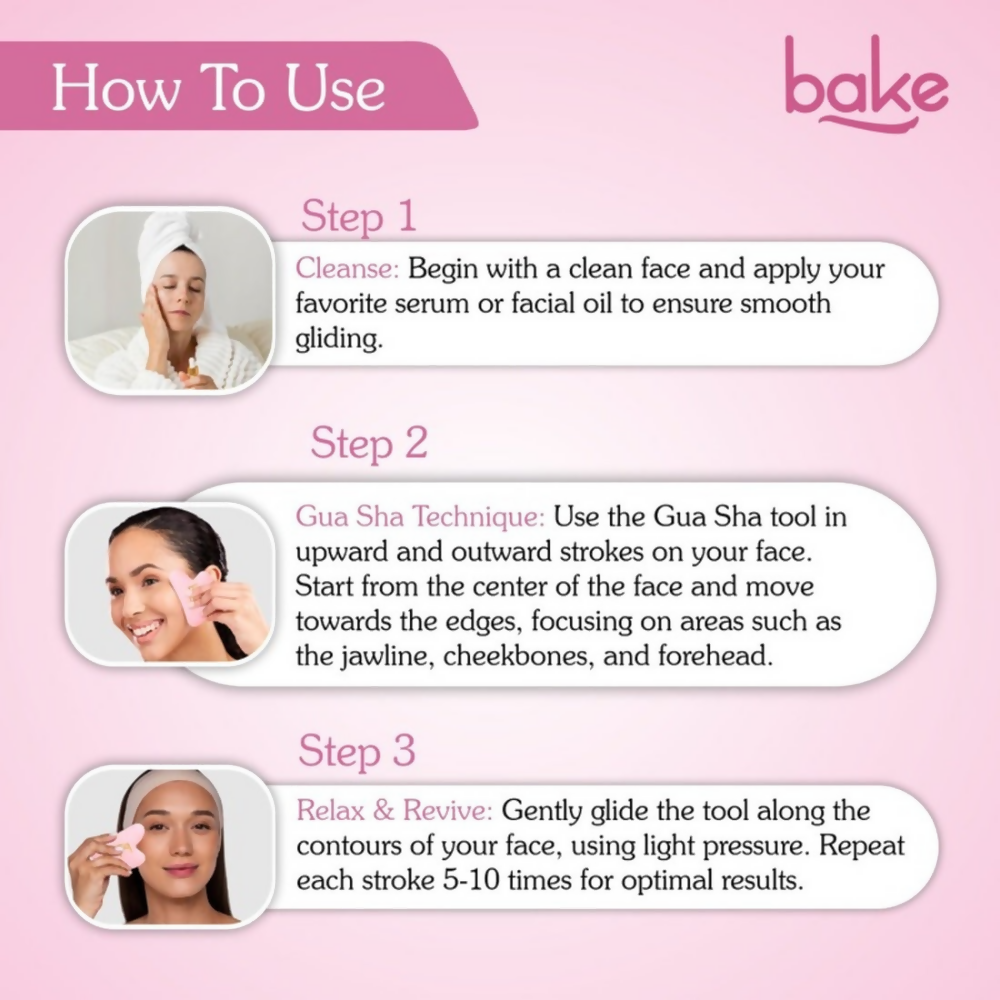 Bake Quartz Gua Sha Face Massage Tool | Grocsy