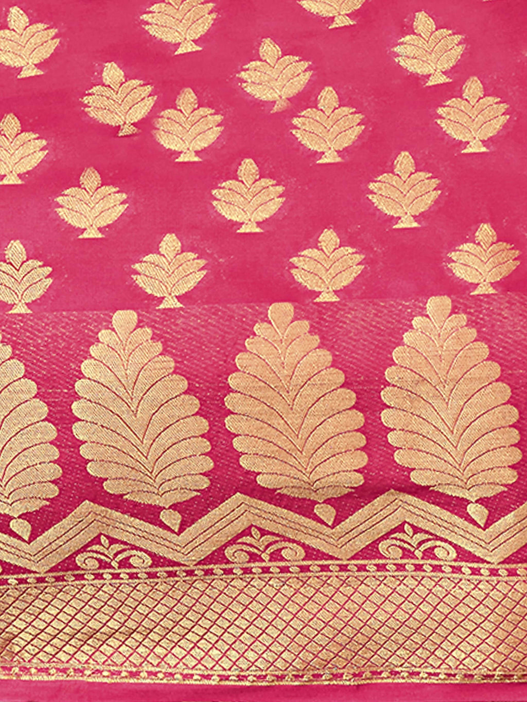 Mimosa Women's Mysore Silk Pink Saree | Grocsy