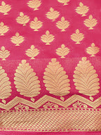 Mimosa Women's Mysore Silk Pink Saree | Grocsy