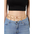 Joban Fashion Golden Alloy Waist Chain For Women | Grocsy