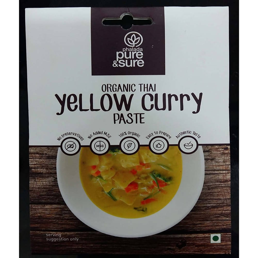 Pure & Sure Organic Thai Yellow Curry Paste | Grocsy