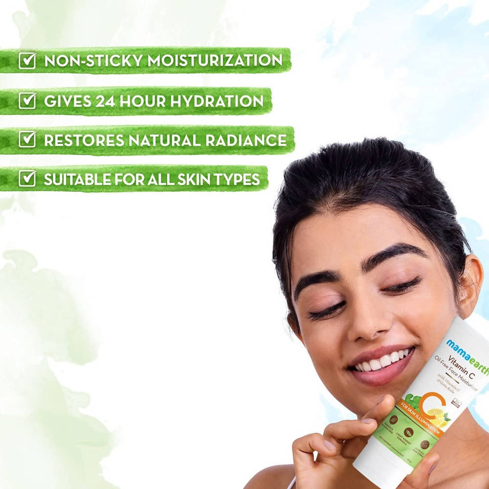 Mamaearth Vitamin C Oil-Free Face Moisturizer For Skin Illumination | Grocsy