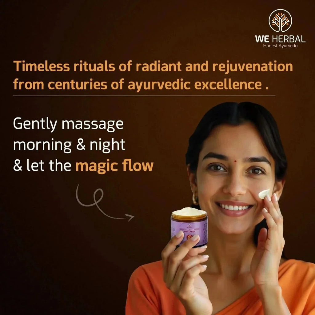 We Herbal Kumkumadi Face Cream: An Ayurvedic Solution For Modern Radiant Revitalized Skin | Grocsy