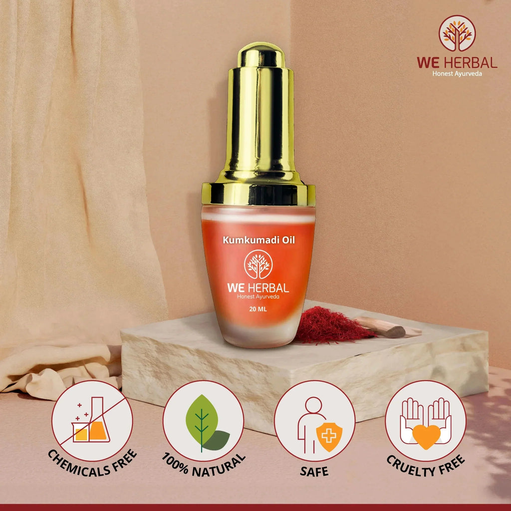 We Herbal Kumkumadi Face Oil: The Secret To Glowing, Flawless And Youthful Skin | Grocsy