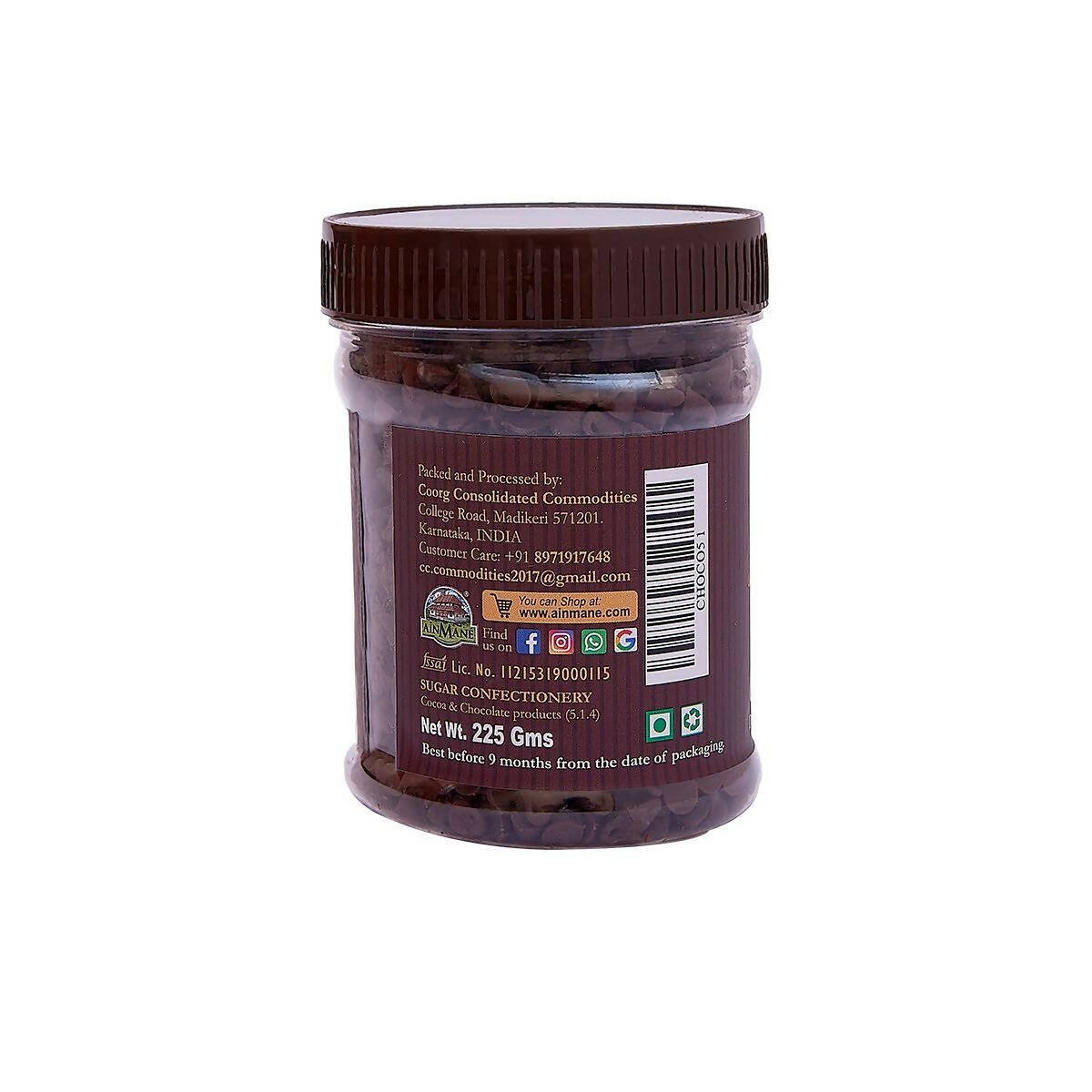 Ainmane Dark Chocolate Chips | Grocsy