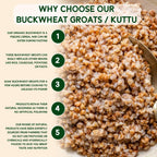 IKAI Organic Buckwheat Groats Kuttu