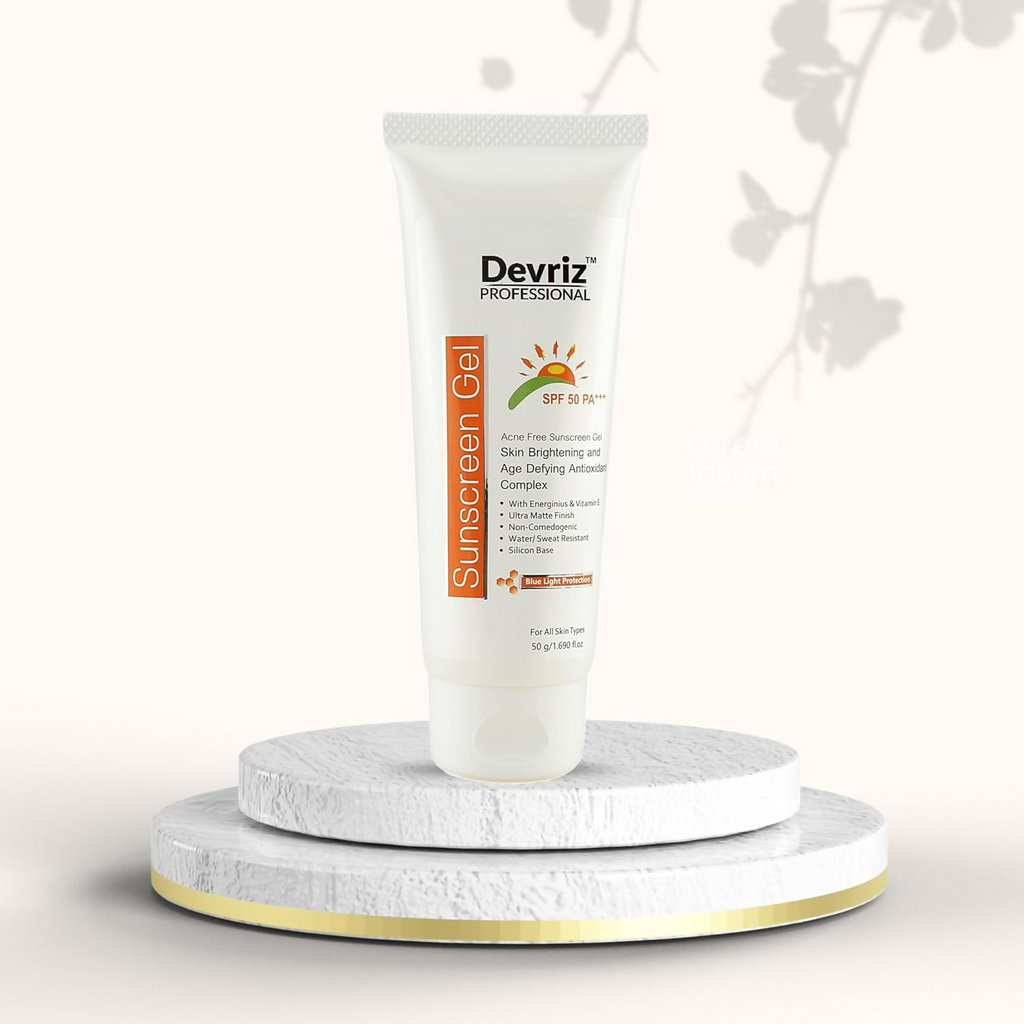 Devriz Professional Sunscreen Gel Spf 50 Pa+++ | Grocsy