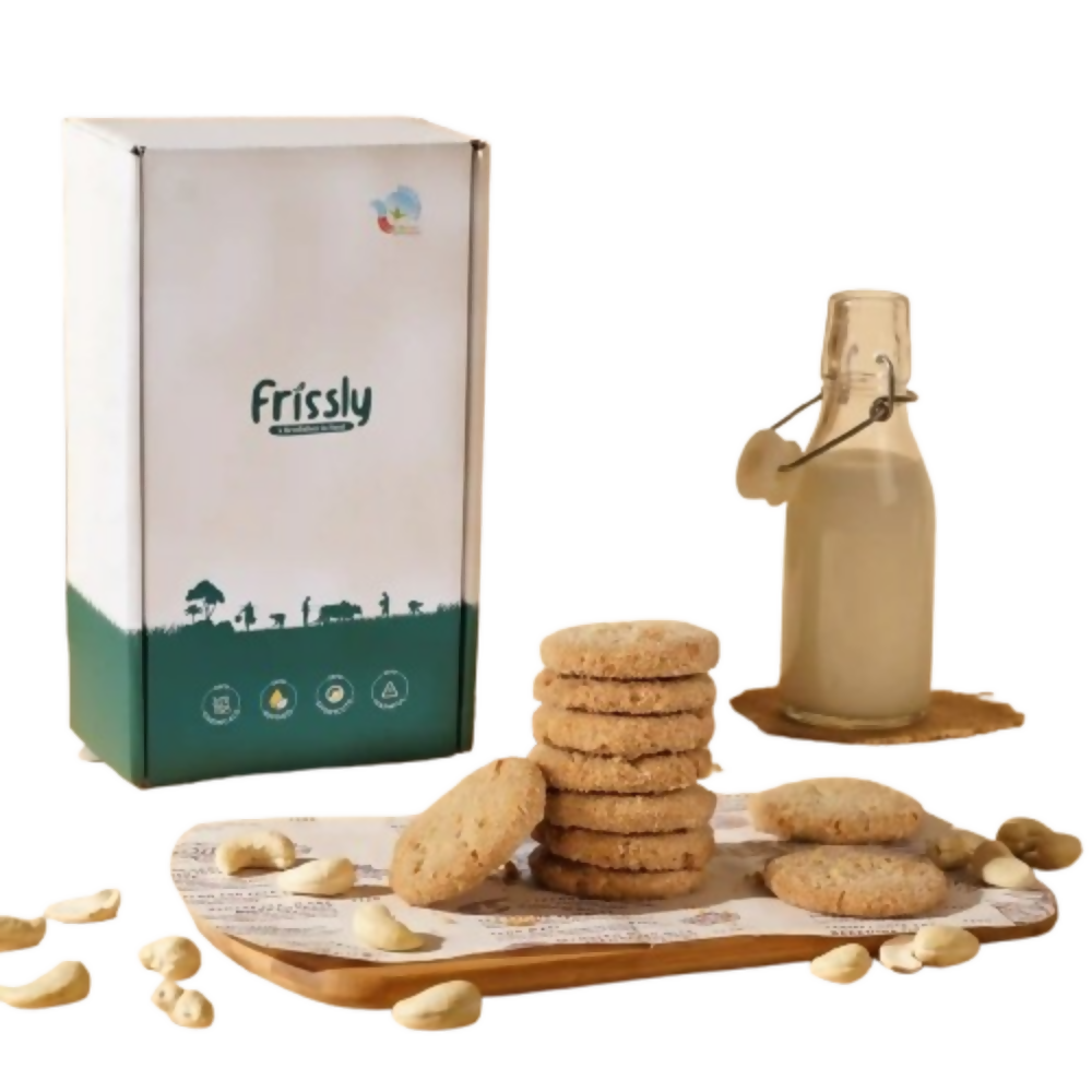 Frissly Organics Wheat Cashew Cookies | Grocsy