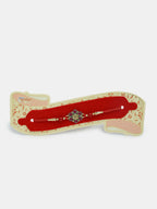 NVR Men Set of 4 Multicolor Stone-Studded Rakhi With Roli Chawal | Grocsy