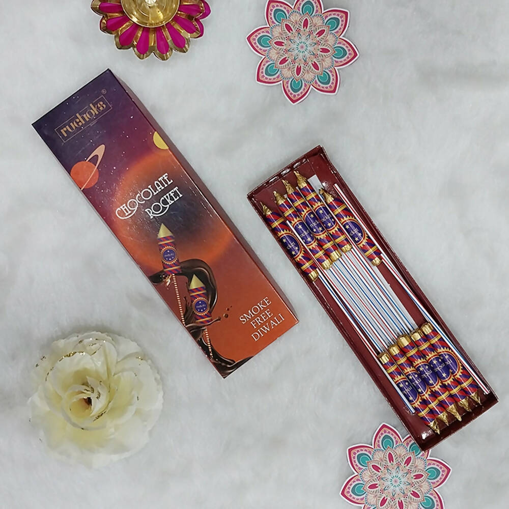 Dibha Ruchoks Diwali Premium Chocolate Rocket Gift Pack | Grocsy