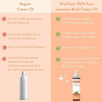 Wishcare 100% Pure Cold Pressed Extra-Virgin Coconut Oil & Jamaican Black Castor Oil | Grocsy