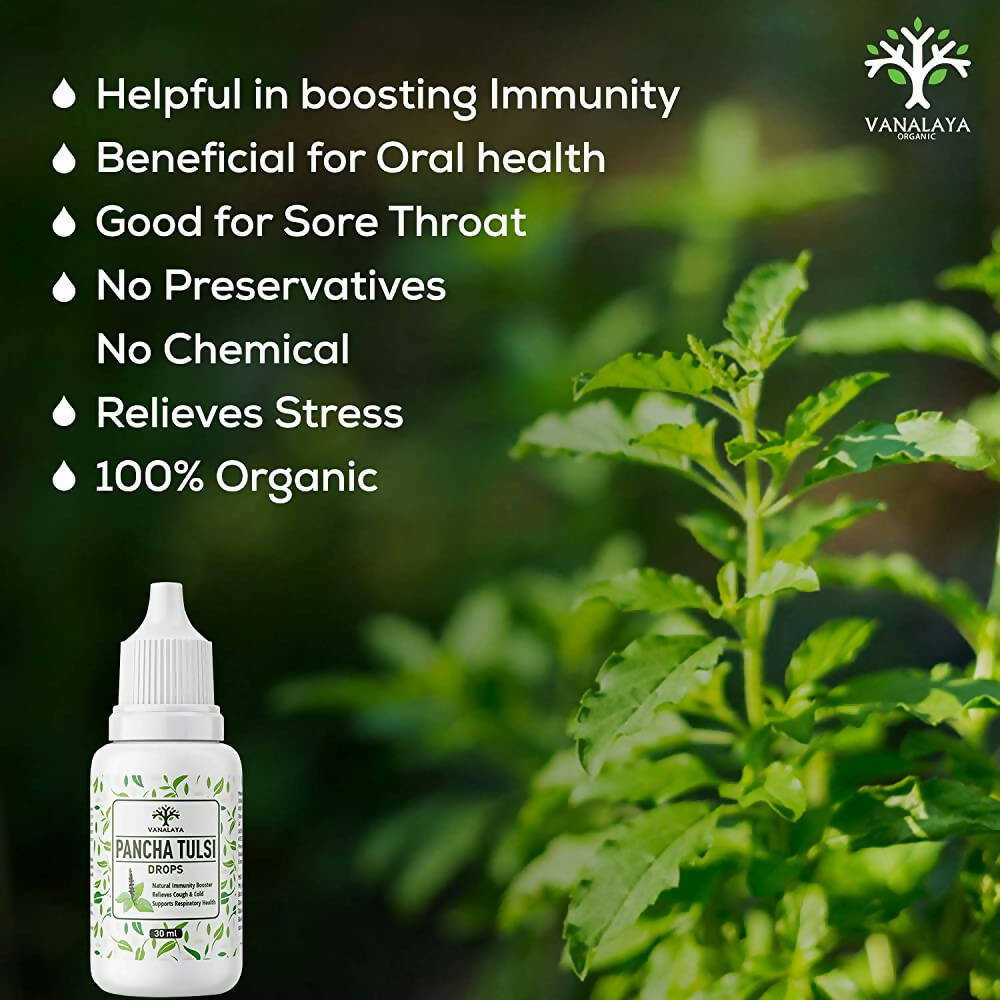 Vanalaya Panch Tulsi Drops | Grocsy
