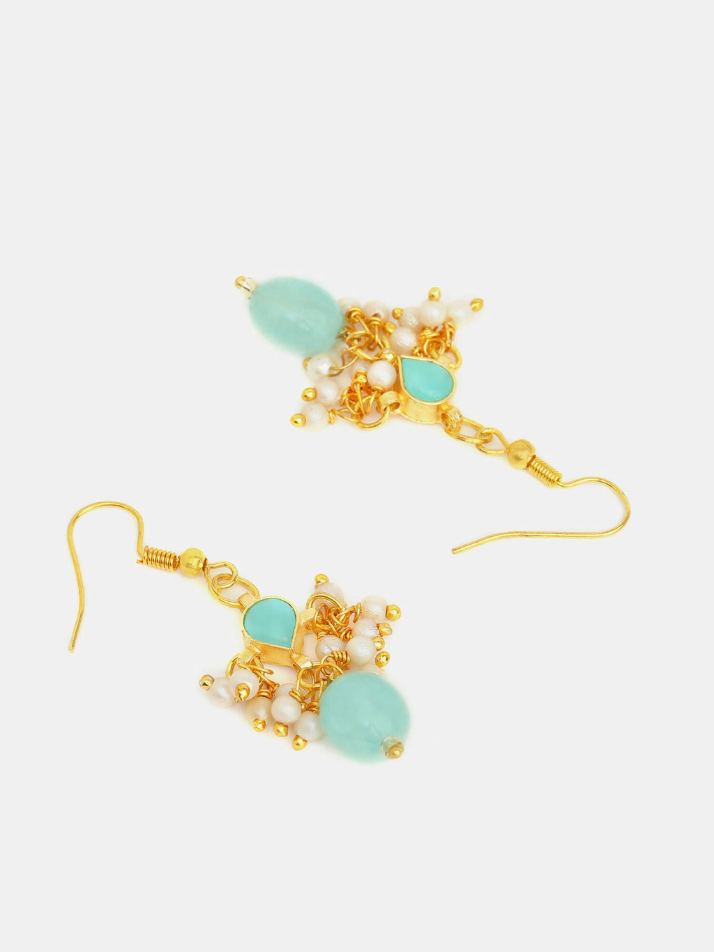 Ruby Raang Chandni Green Earring | Grocsy