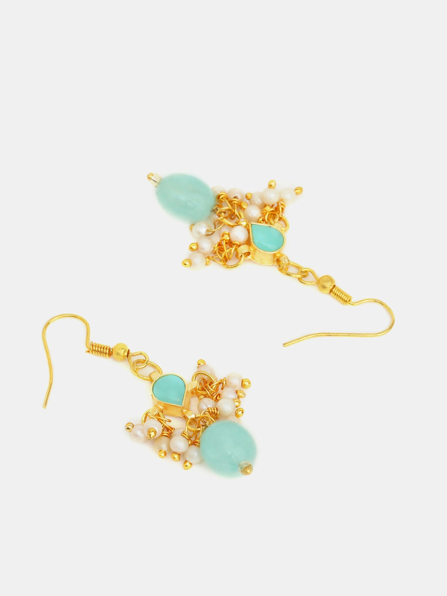 Ruby Raang Chandni Green Earring | Grocsy