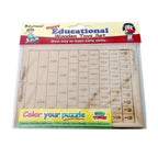 Kraftsman Mathematics Fractions Learning/Strips and Bars Learning and Puzzle Board | Color Kit Included | Grocsy