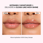 Praush Beauty Pout Cushion Luxe Lip Oil - Bubble Clear | Grocsy