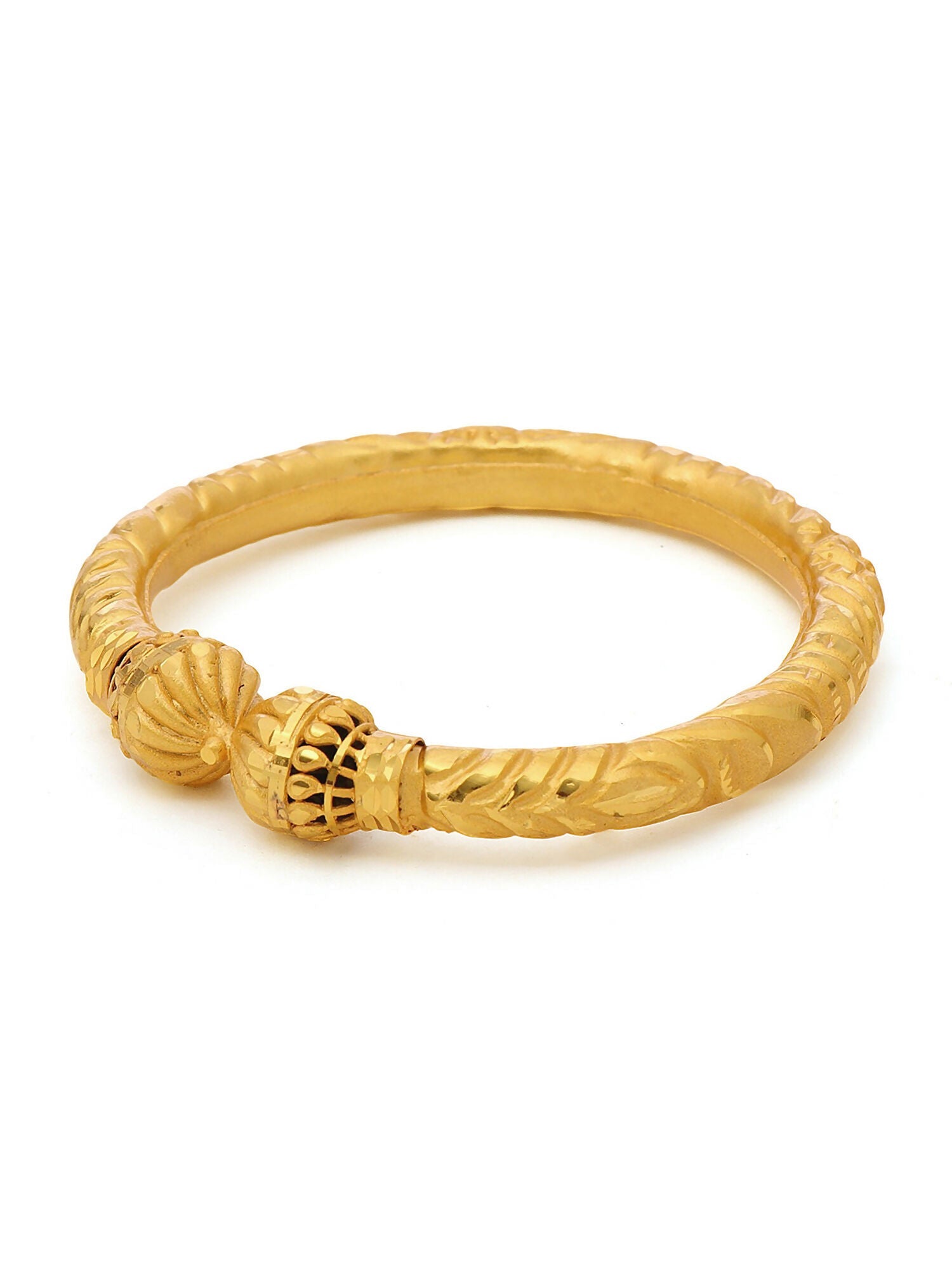 Ruby Raang Golden Bangle | Grocsy