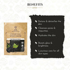 Khadi Essentials Charcoal Serum Sheet Mask | Grocsy
