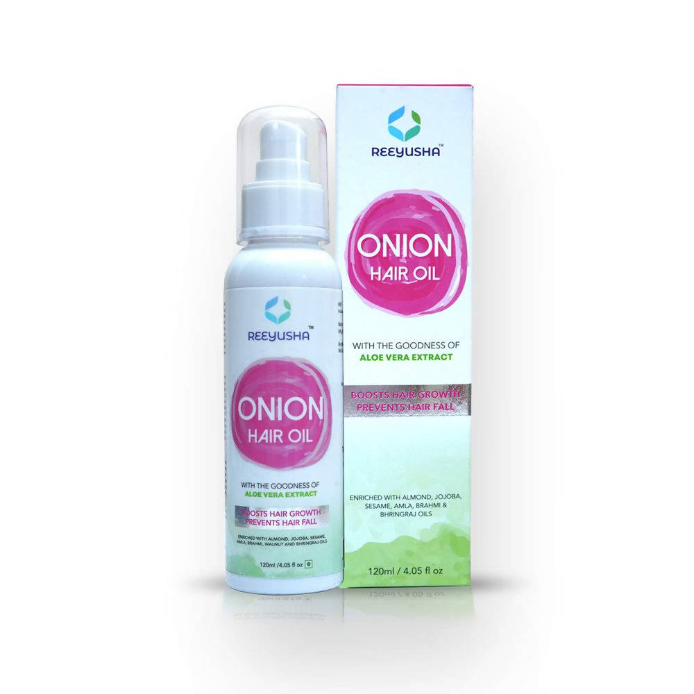 Reeyusha Onion Hair Oil with Aloe Vera Extract | Grocsy