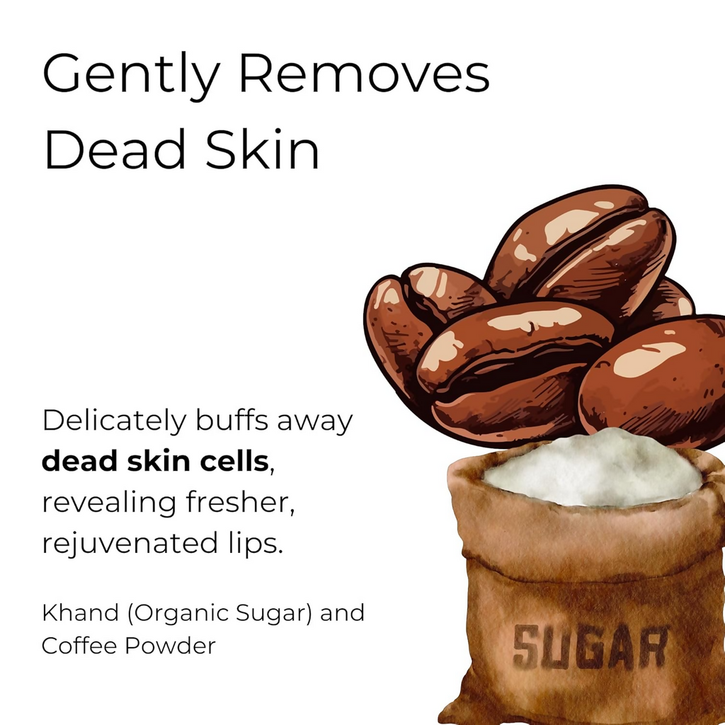 Noor Skincare Coffee Lip Scrub | Grocsy