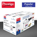 Prestige Popular Stainless Steel Pressure Cooker, Silver Color | Grocsy