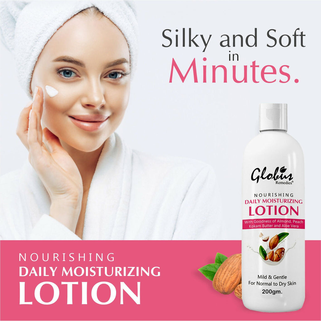 Globus Remedies Nourishing & Daily Moisturizing Body Lotion, For Silky Smooth Skin | Grocsy