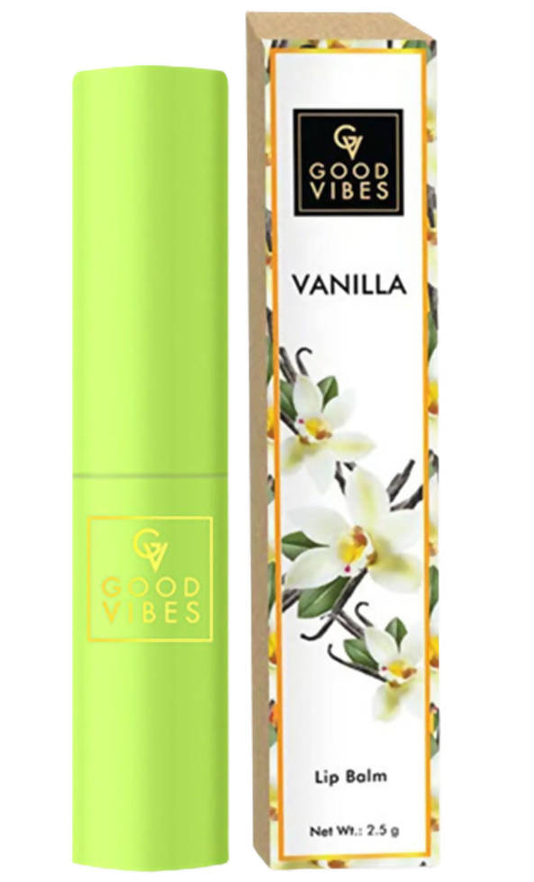 Good Vibes Lip Balm, Vanilla | Grocsy