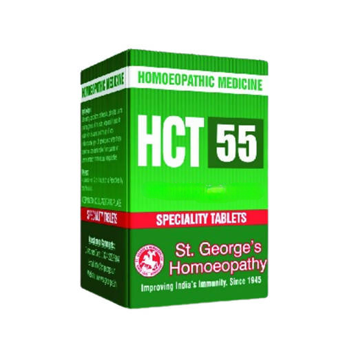 St. George's Homeopathy HCT 55 Tablets | Grocsy
