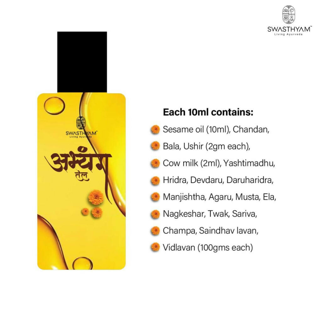 Swasthyam Diwali Combo - Ayurvedic Ubtan & Abhyanga Oil | Grocsy