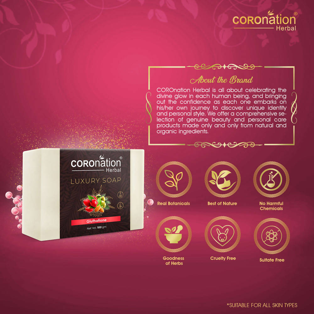 Coronation Herbal Glutathione Luxury Soap | Grocsy