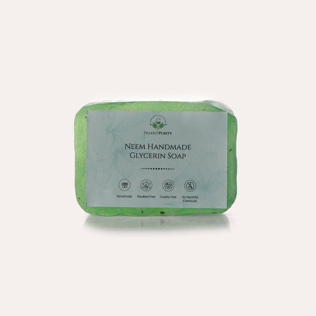 PrakritPurity Neem Handmade Glycerin Soap | Grocsy