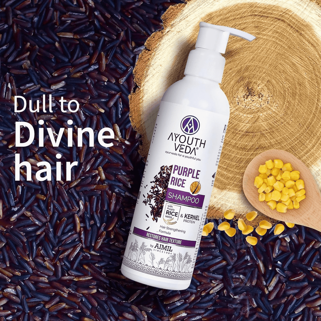 Ayouthveda Purple Rice Shampoo | Grocsy