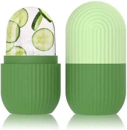 Episkey Ice Roller For Face Eyes and Neck To Brighten Skin & Enhance Your Natural Glow & De-Puff The Eye Area (Reusable) - Fev Green | Grocsy