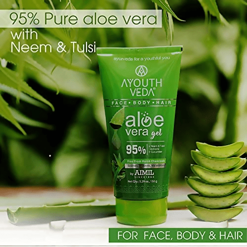 Ayouthveda Aloe Vera Face Gel | Grocsy