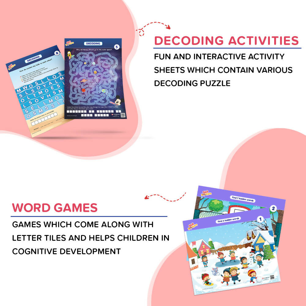 ClassMonitor Brain Development Puzzle Solving Home Learning Educational Kit with Free App with 25 Riddles for kids of Age group 6 - 8 Years | Grocsy