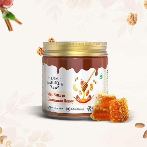 Farm Naturelle Mixed Nuts in Cinnamon Honey - Healthy Snack | Grocsy